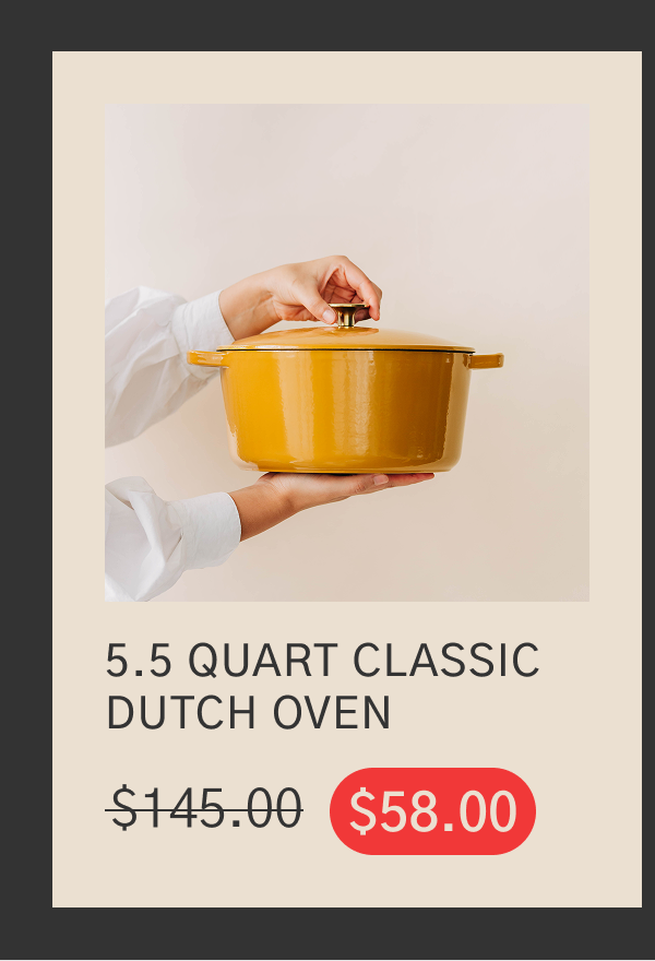 60% off Dutch Oven