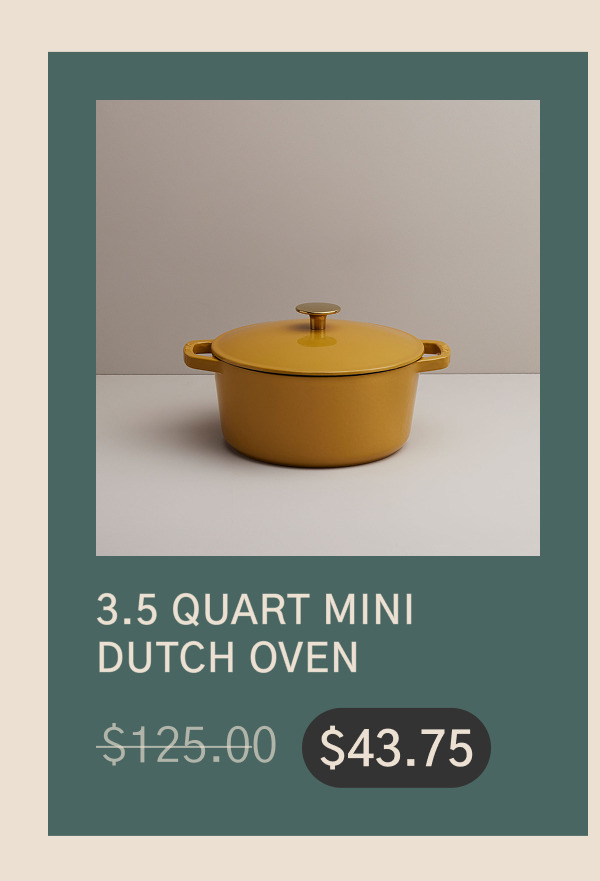 3.5 qt Mini Dutch Oven