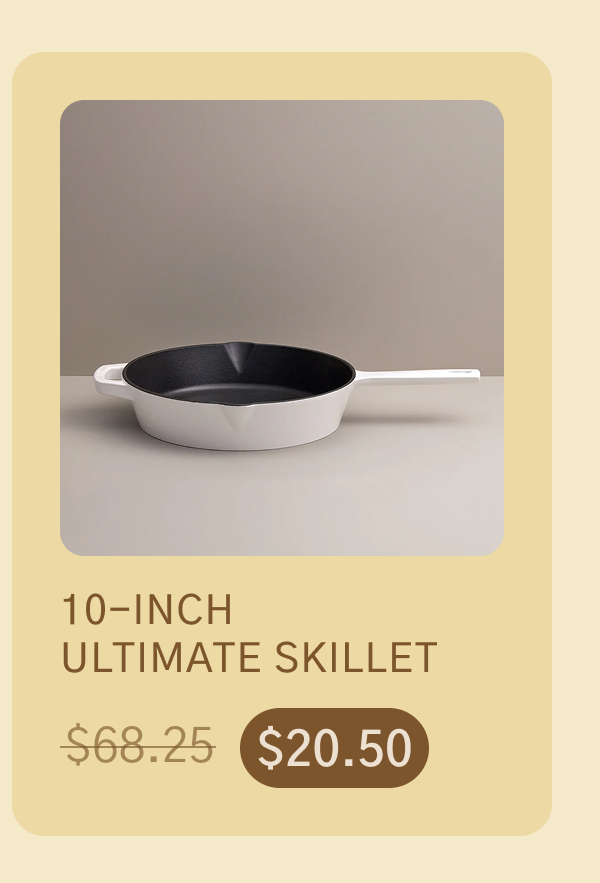 10-inch Ultimate Skillet - White