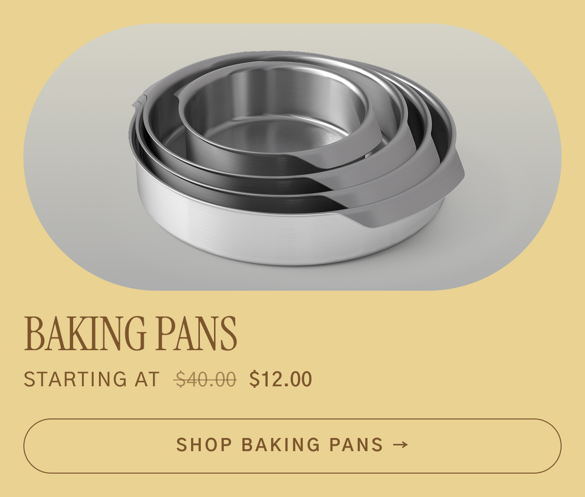 Up to 70% off Round Pans