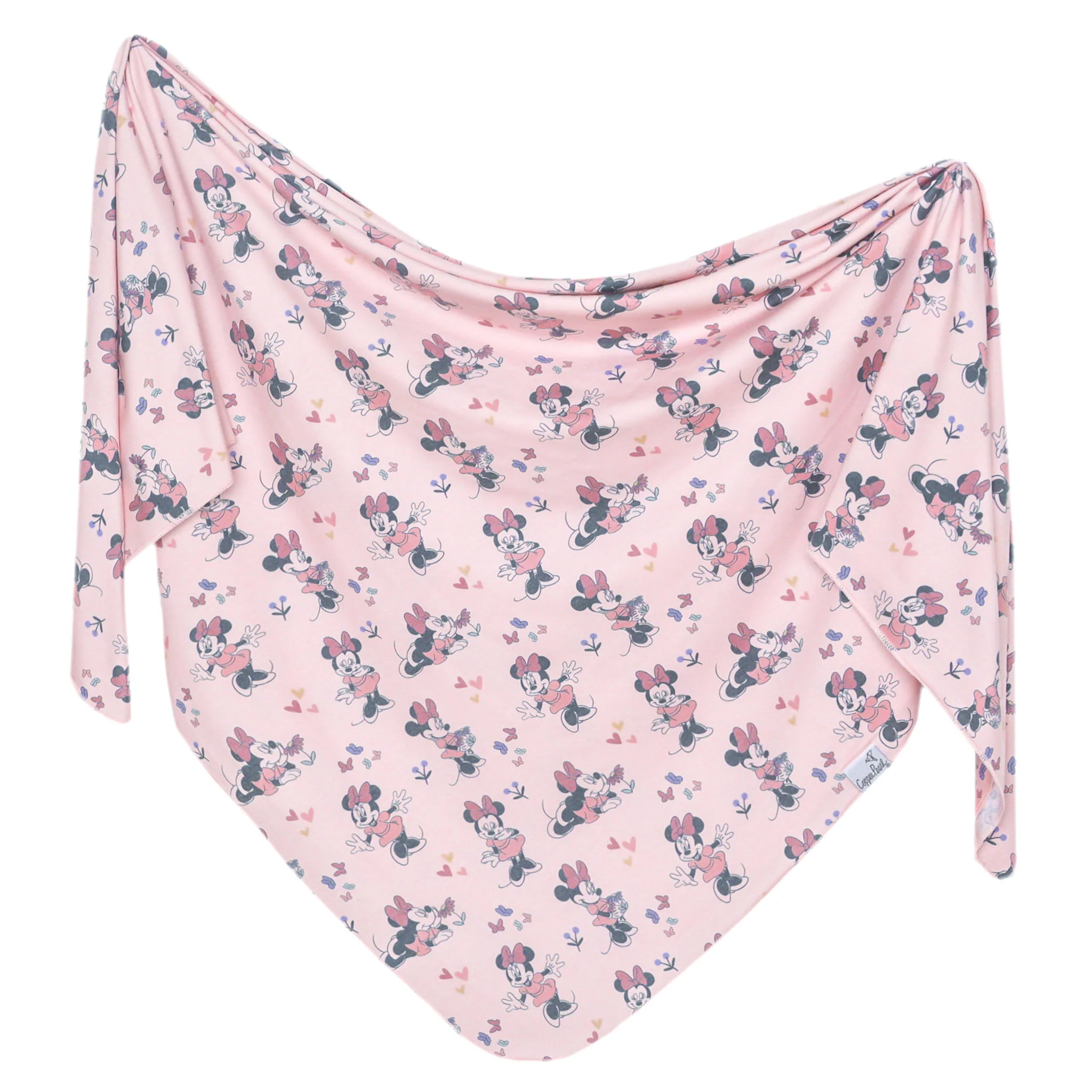Image of Knit Swaddle Blanket - Minnie Mouse