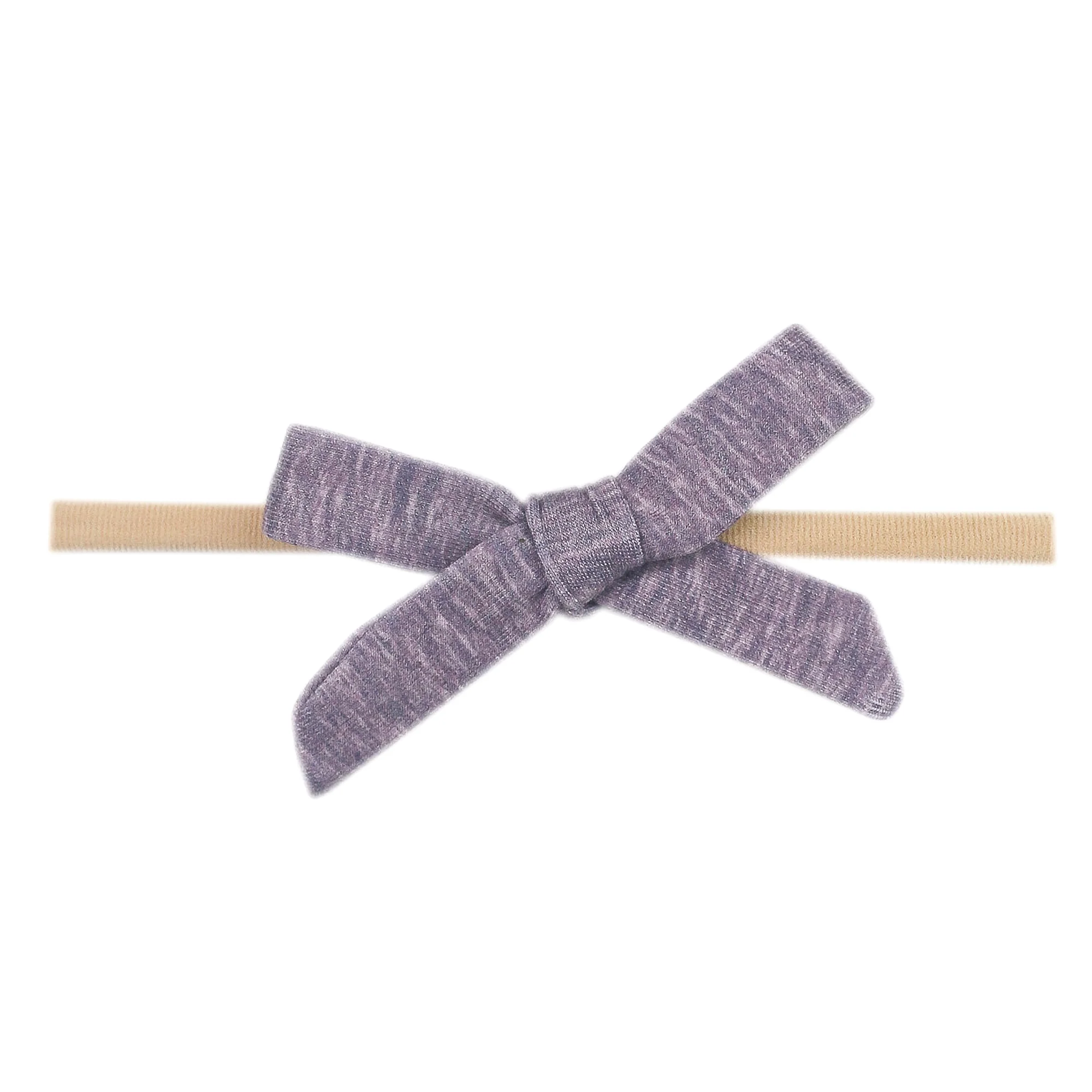 Image of Ribbon Baby Bow - Violet