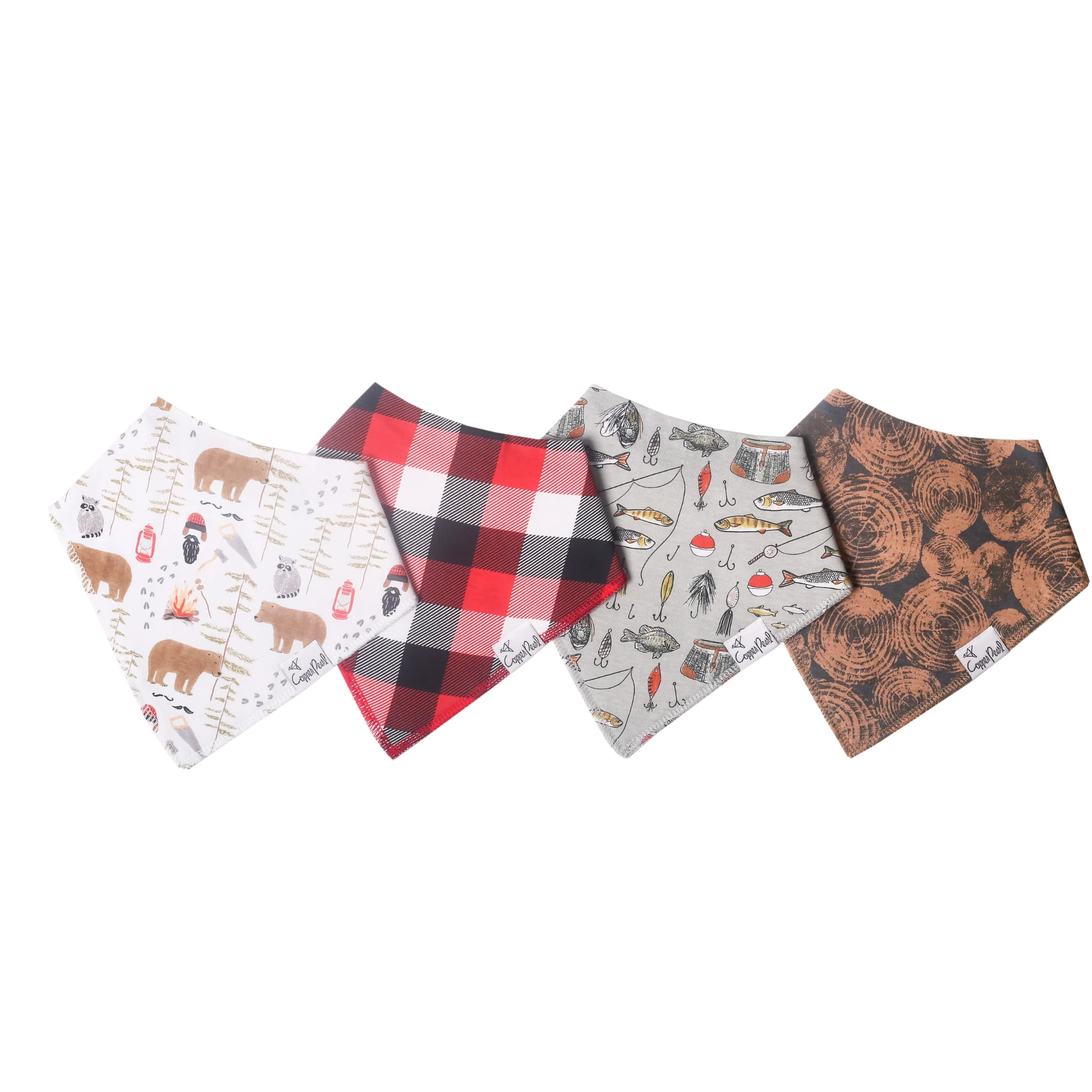 Image of Baby Bandana Bibs - Lumberjack