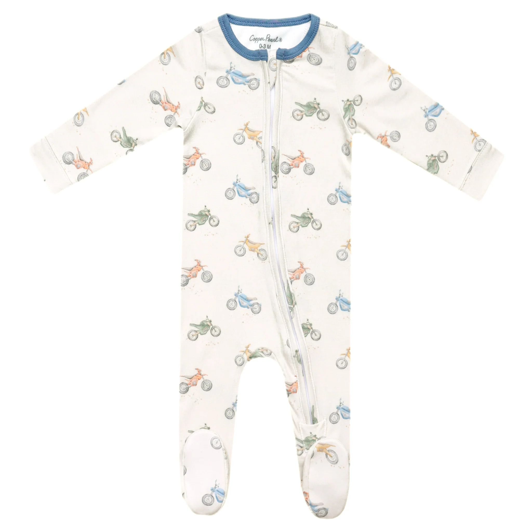 Image of Zip-Up Footie Pajama - Ryder