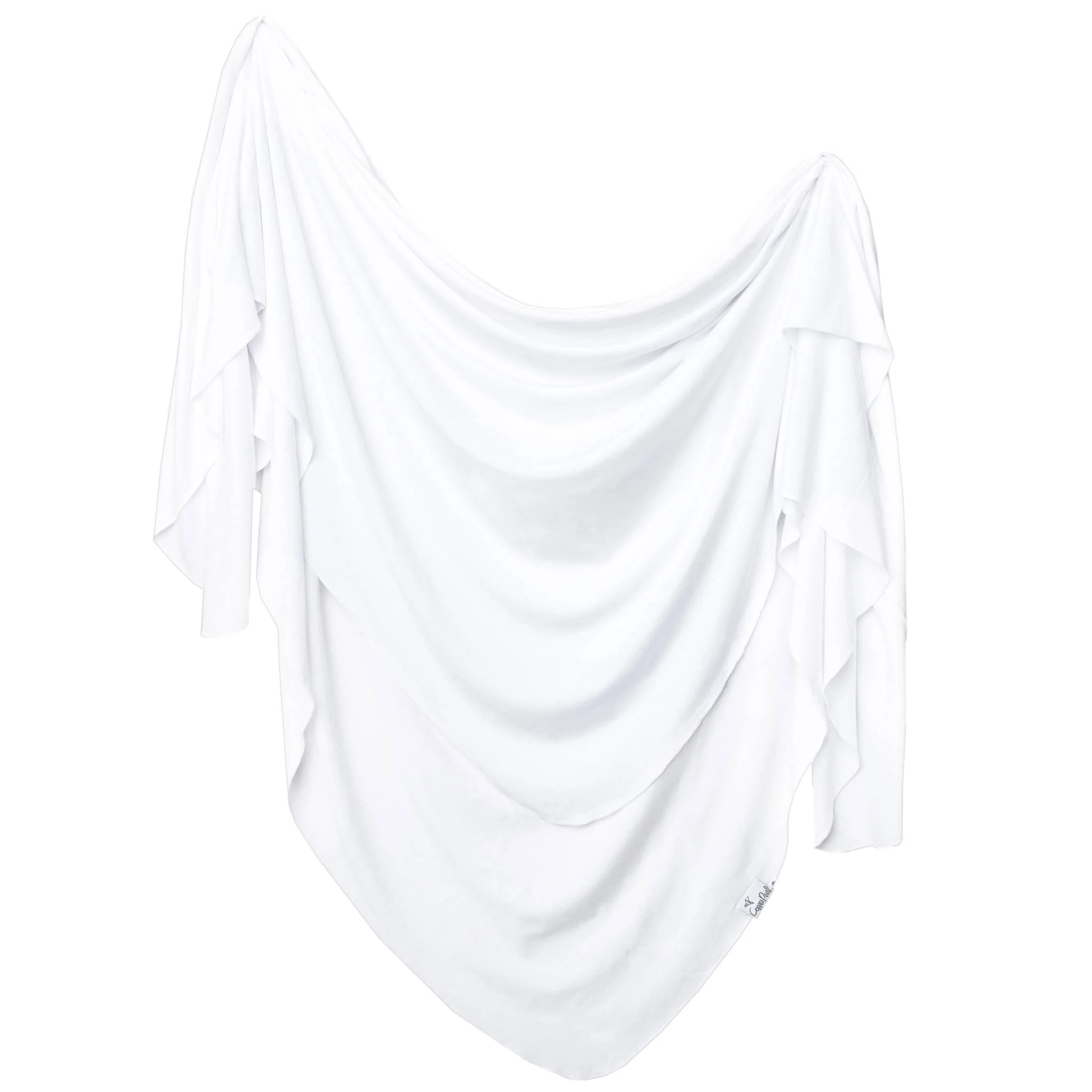 Image of Knit Swaddle Blanket - Dove