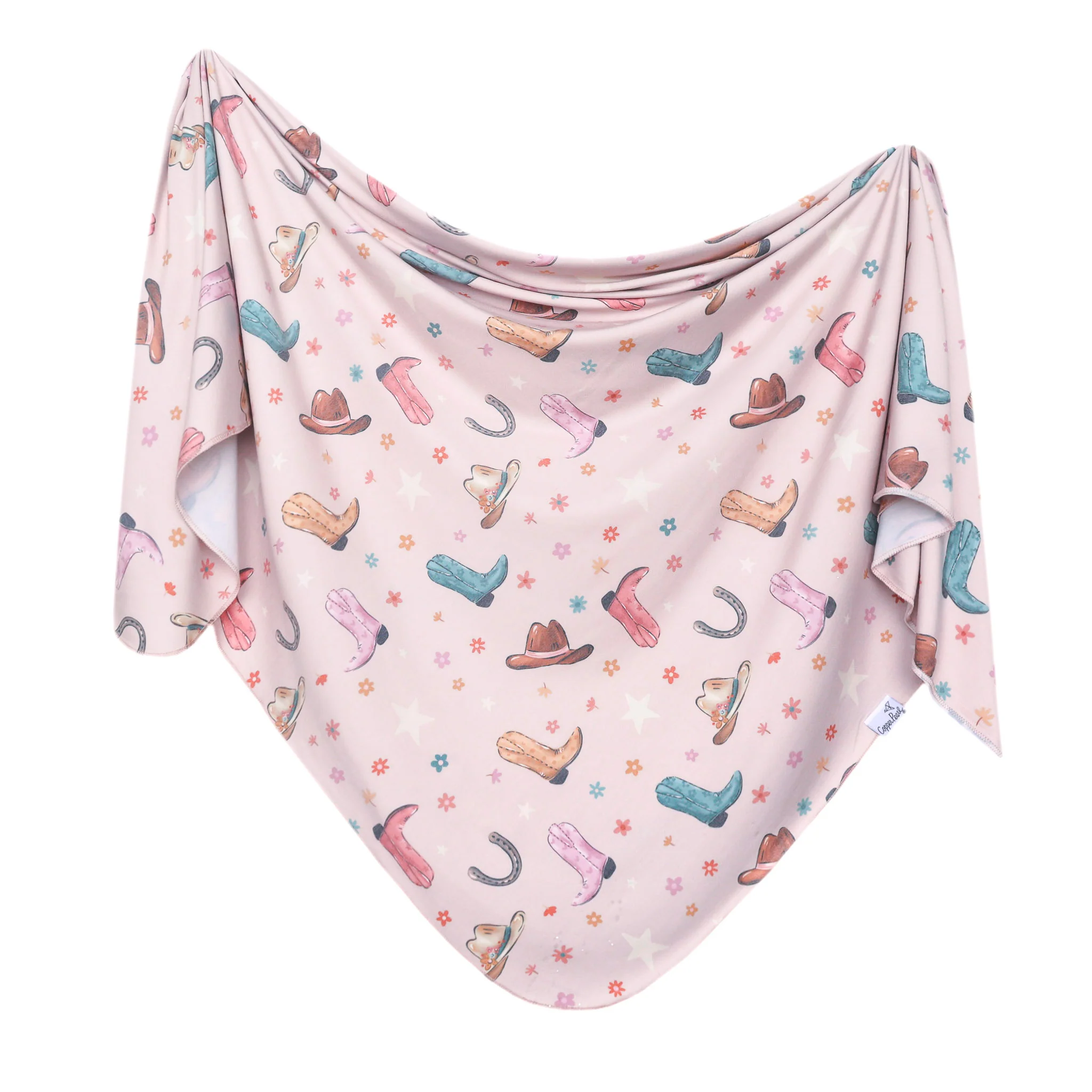 Image of Knit Swaddle Blanket - Cheyenne