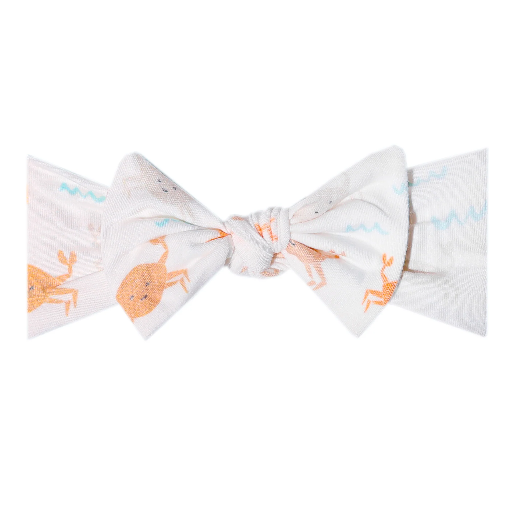 Image of Knit Headband Bow - Tide