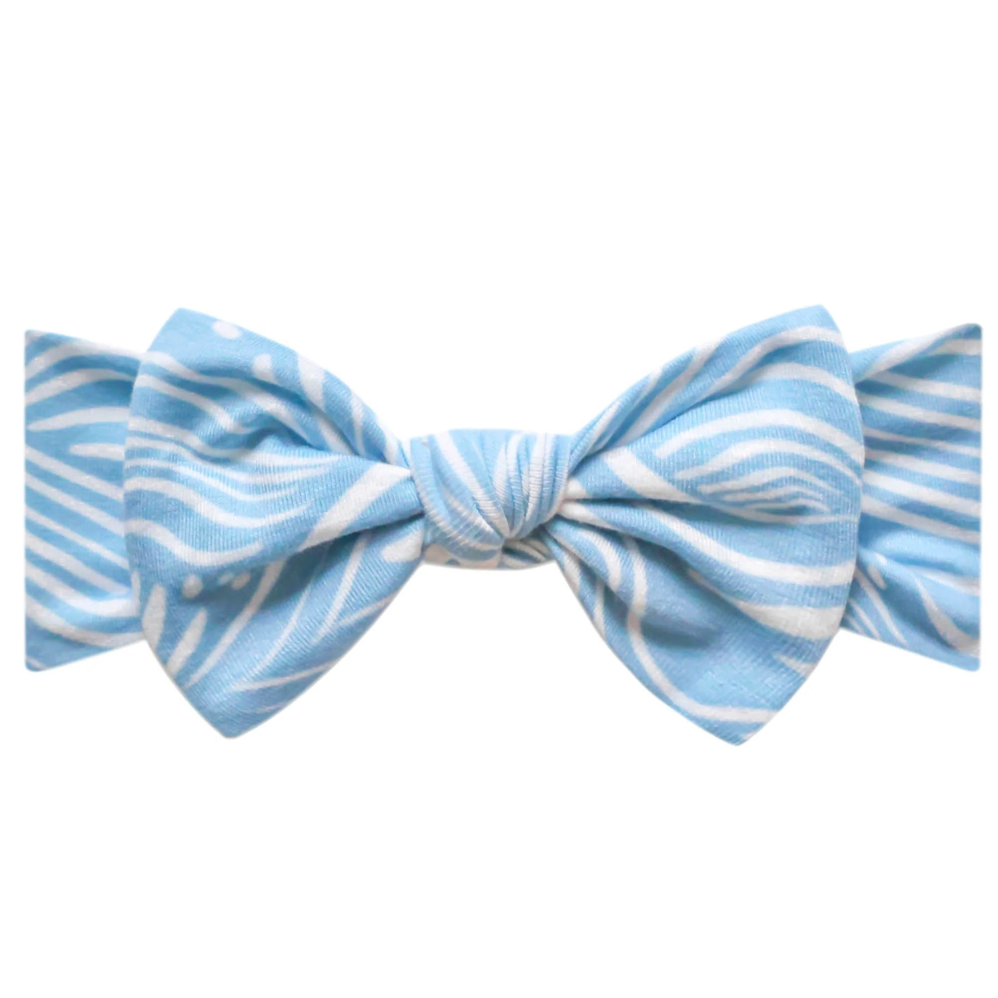 Image of Knit Headband Bow - Surf