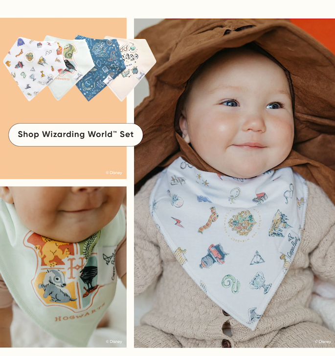 Copper Pearl |  Shop Wizarding World Bib Set
