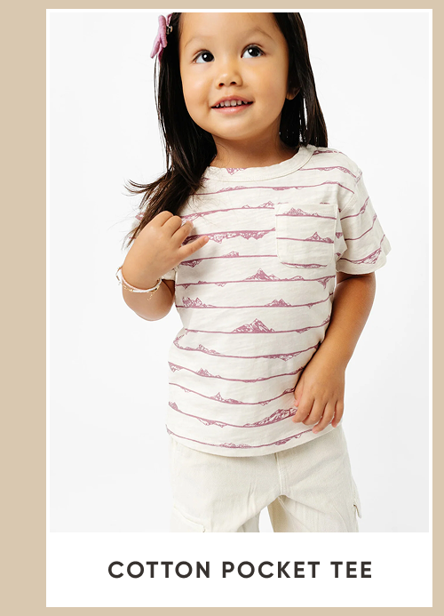 Copper Pearl | Shop Cotton Pocket Tee On Sale