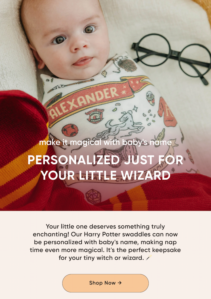 Copper Pearl | Shop Personalized HP Swaddles
