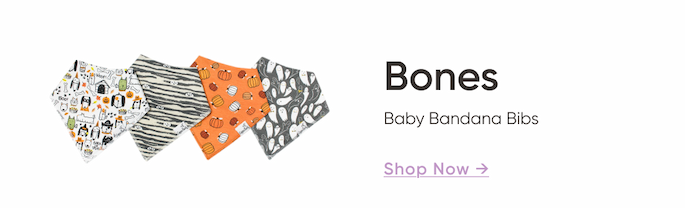 Copper Pearl | Shop Baby Bandana Bibs in Bones