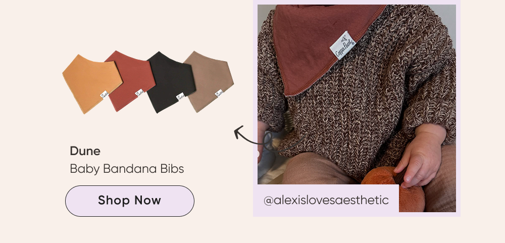 Copper Pearl | Shop Dune Bandana Bibs
