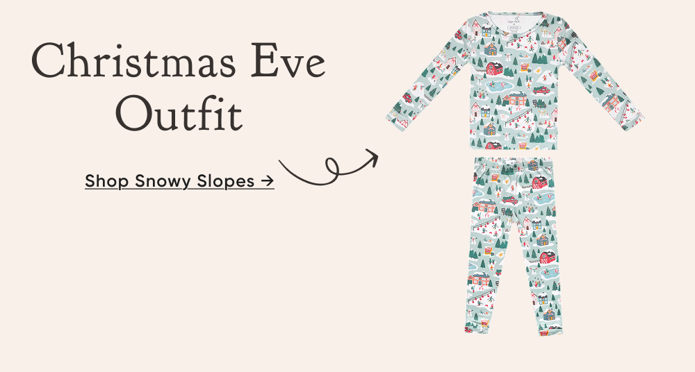 Copper Pearl | Shop Long Sleeve PJs in Snowy Slopes