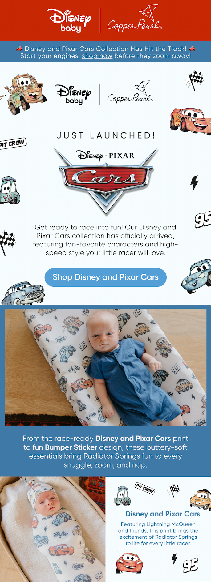 Copper Pearl | NEW: Disney Pixar x Copper Pearl CARS Collection