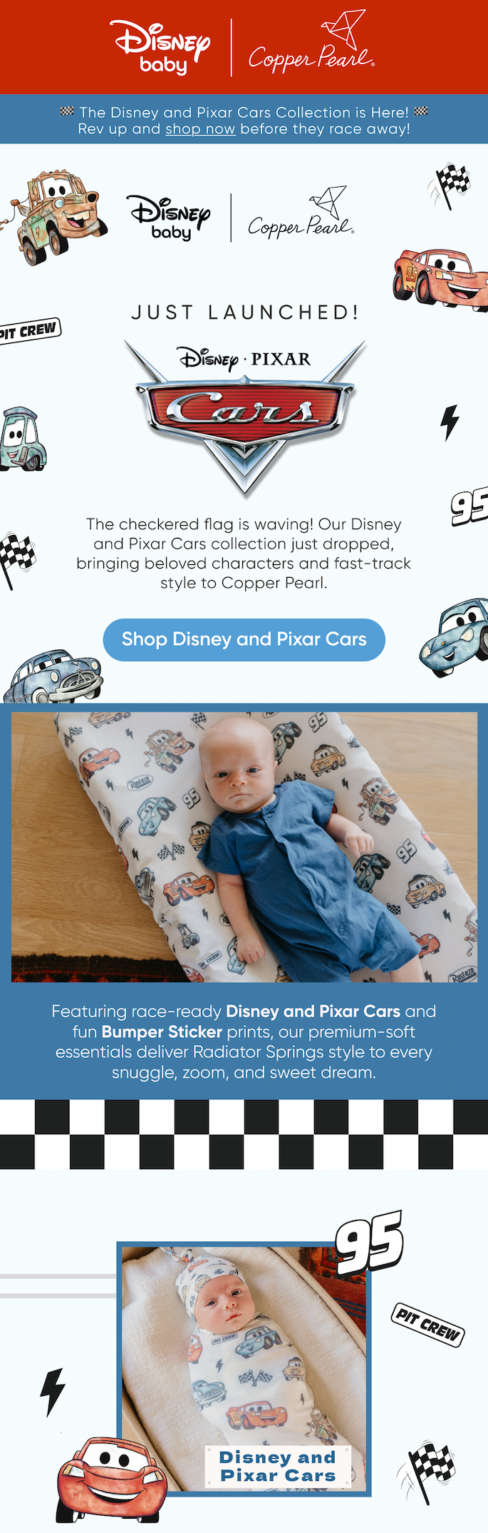 Copper Pearl | NEW: Disney Pixar x Copper Pearl CARS Collection