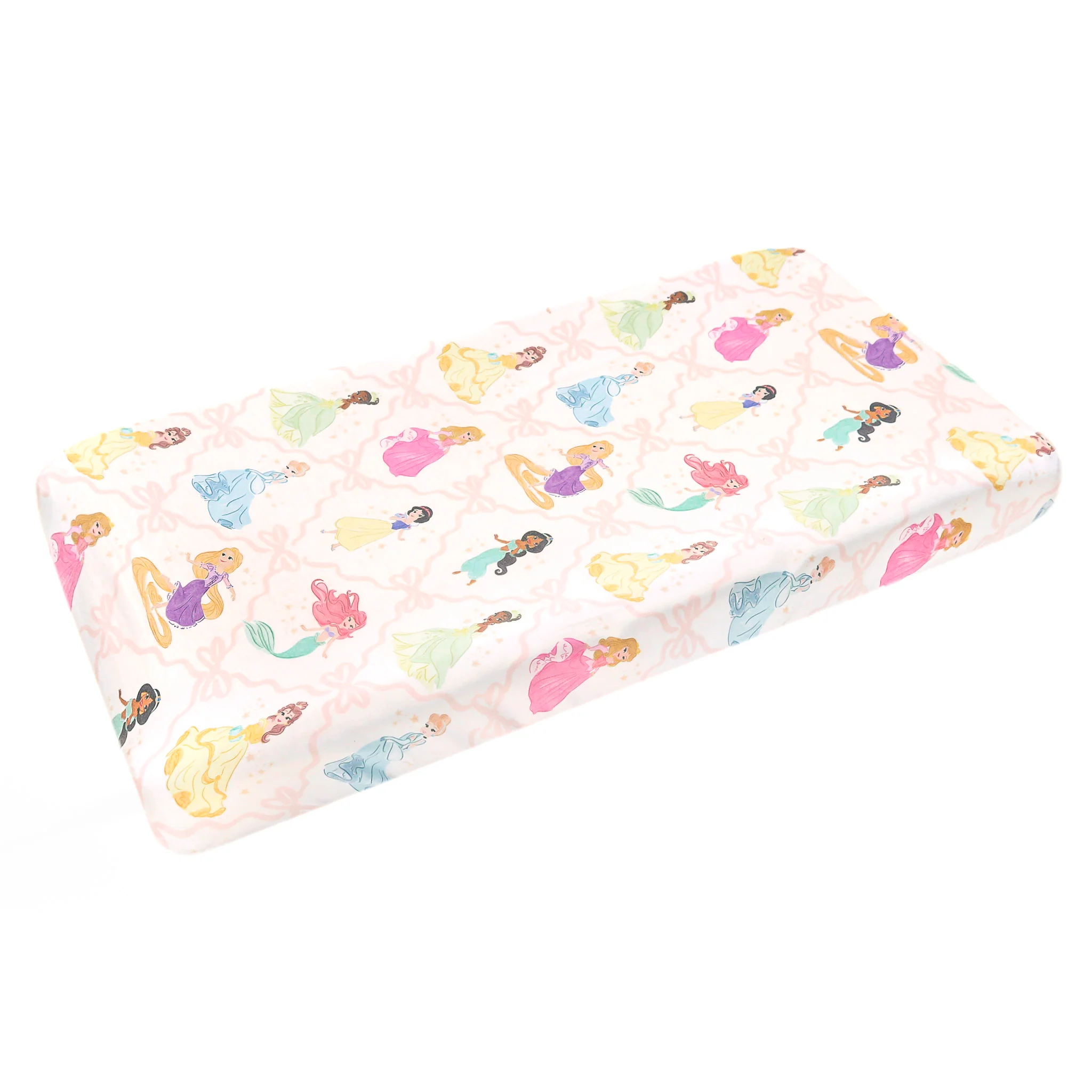 Image of Premium Knit Diaper Changing Pad Cover - Disney Princess