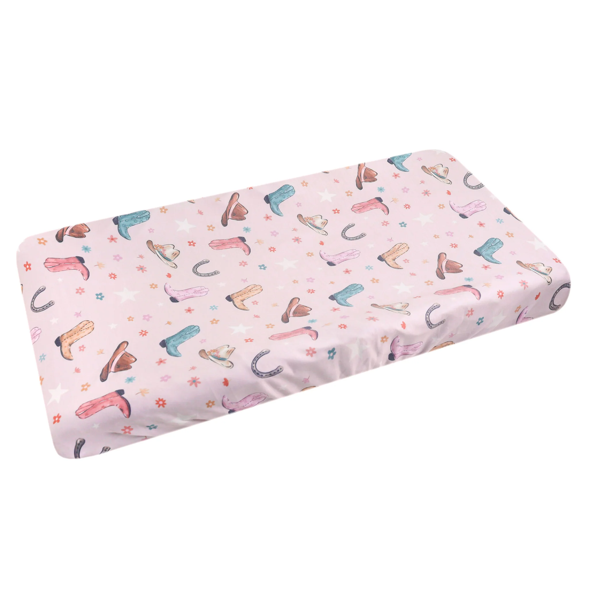 Image of Premium Knit Diaper Changing Pad Cover - Cheyenne