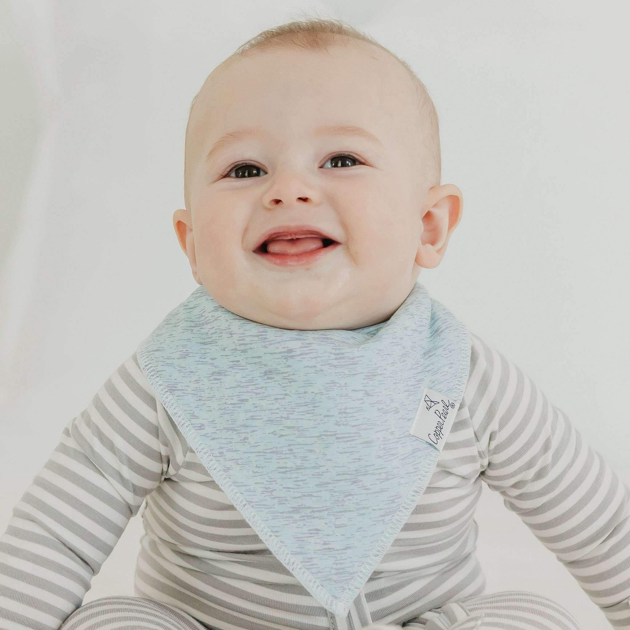 Image of 4 Pack Baby Bandana Bibs - Lennon
