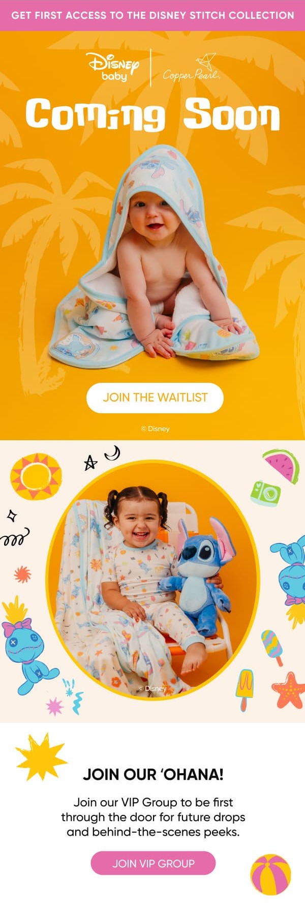 Copper Pearl Lilo & Stitch VIP Group Access