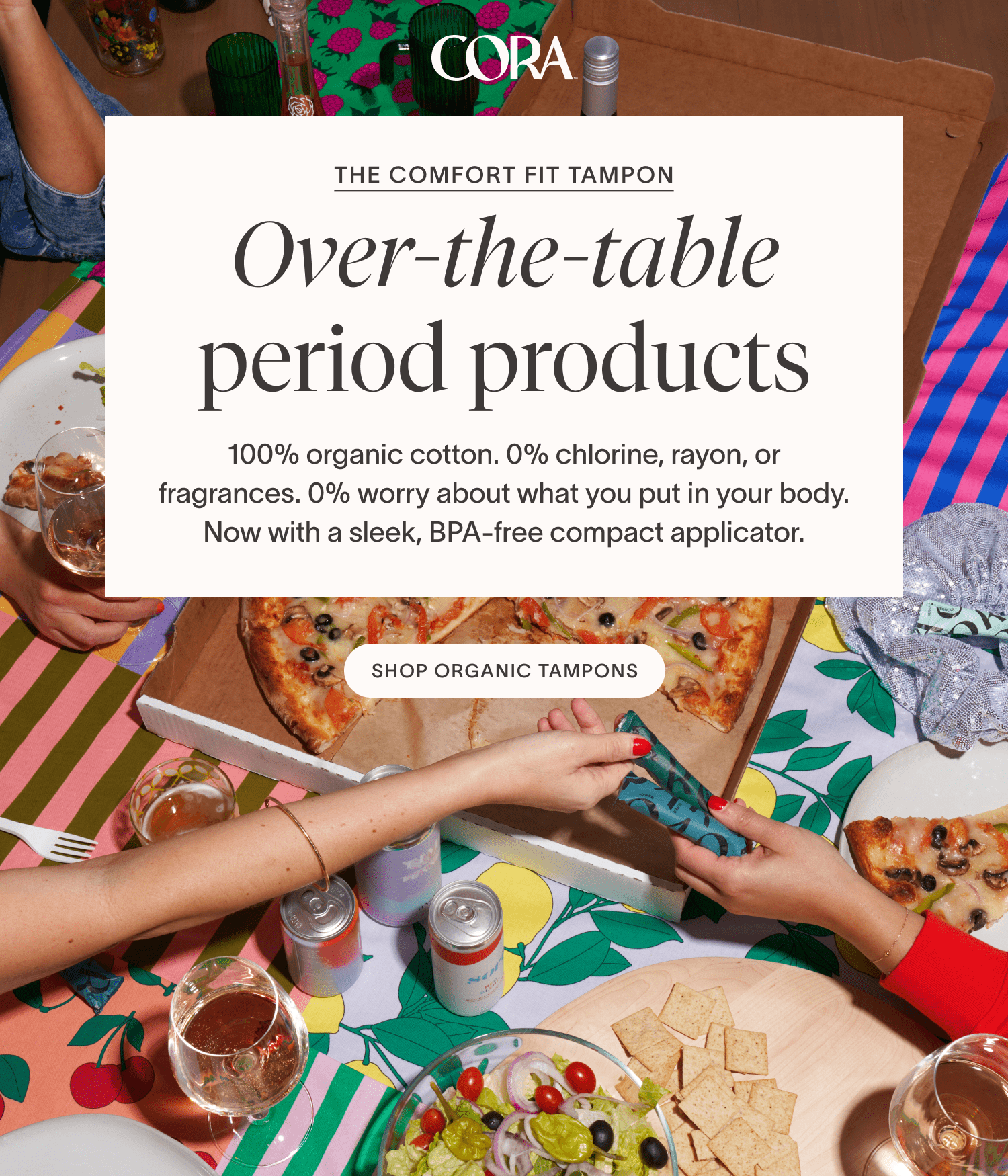 Shop Organic Tampons