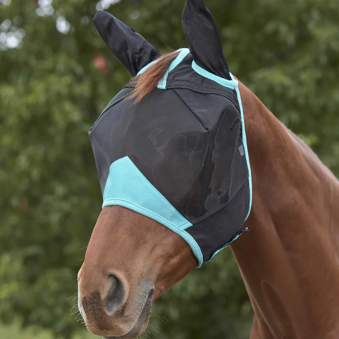 Image of WeatherBeeta Comfitec Deluxe Fine Mesh Fly Mask With Ears