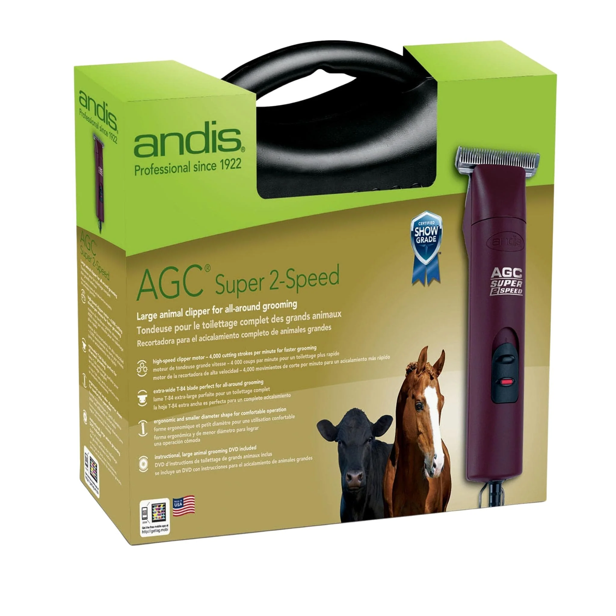 Image of Andis AGC Super 2-Speed Clipper with T-84 Blade