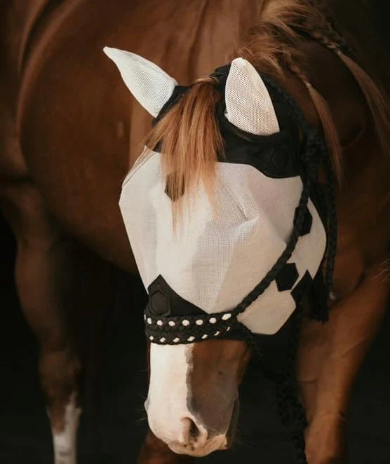 Image of XLR8 Equine Fly Mask With Ears