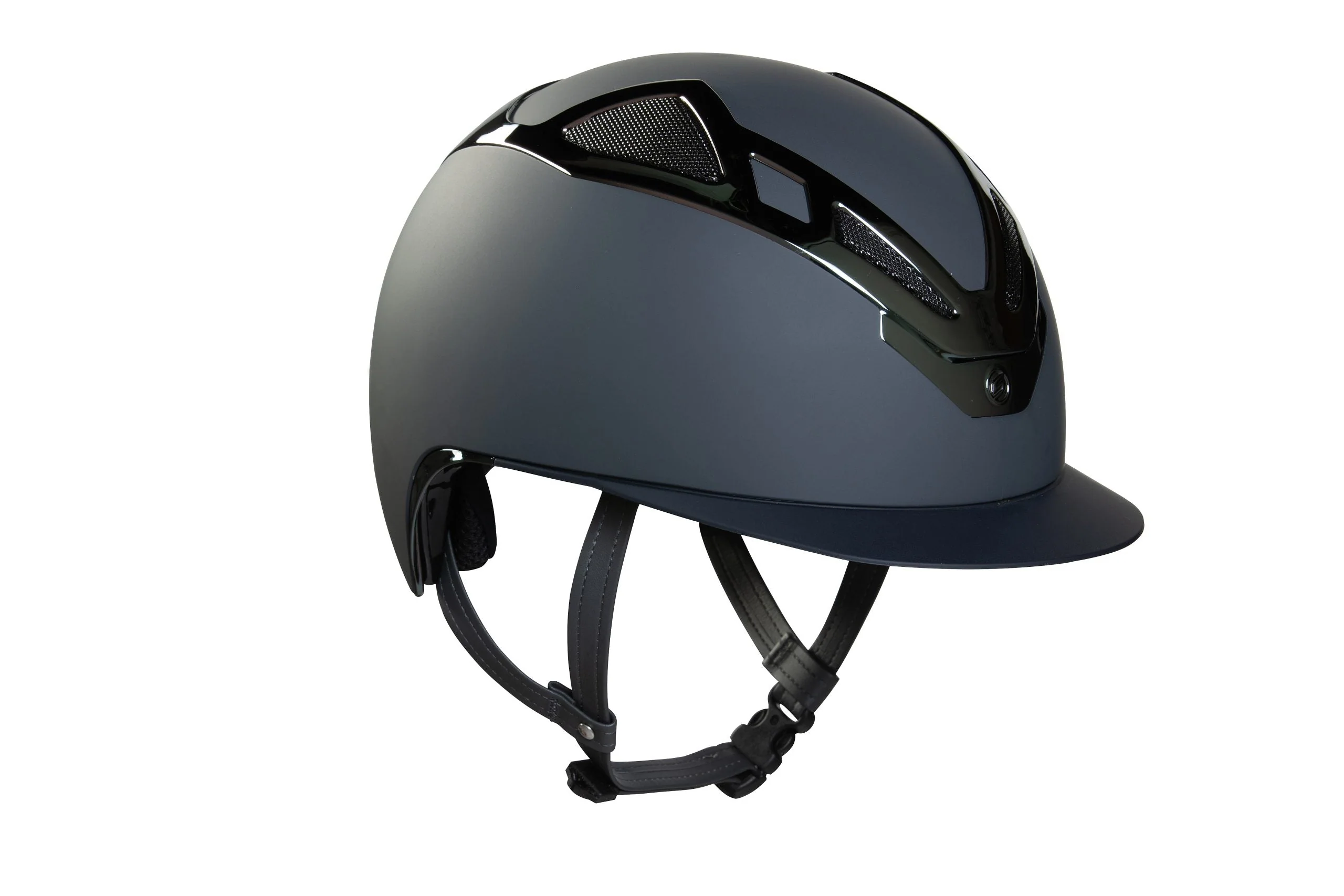 Image of Suomy Apex Riding Helmet – Chrome Blue Navy Glossy