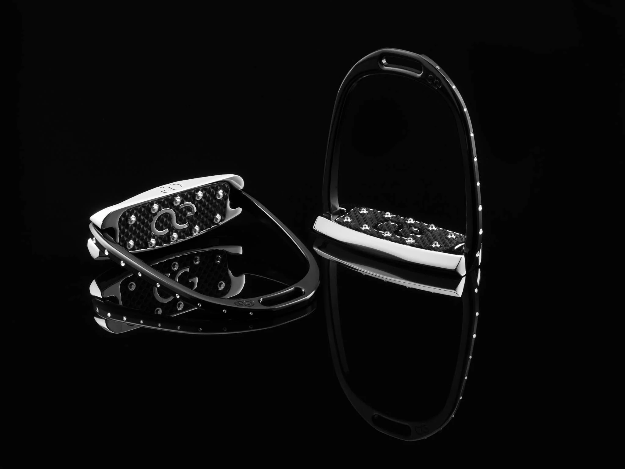 Image of Hunter EQ Fillis Stirrups - Crystal Waterfall Edition