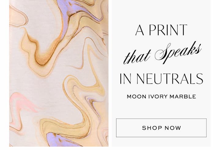 A print that speaks in neutrals - Moon Ivory Marble