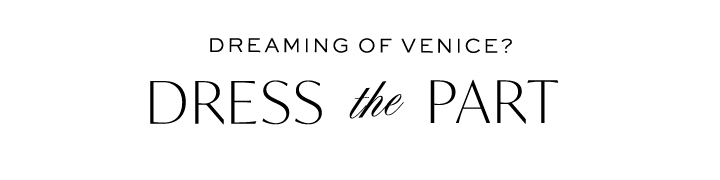 Dreaming of Venice?