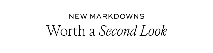 New Markdowns