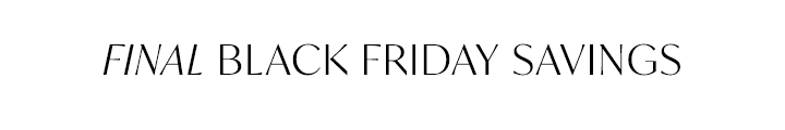 Black Friday Savings