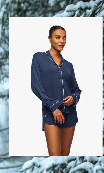 Pima Lusso Long Sleeve Top Boxer Set