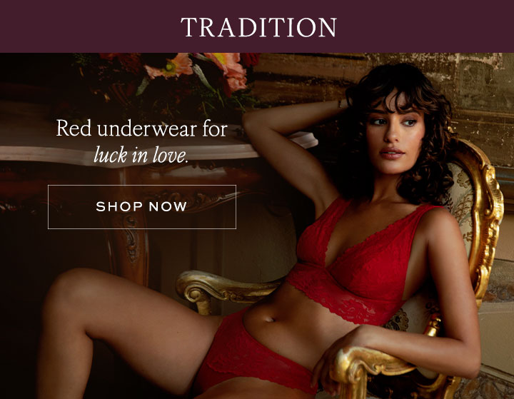 Tradition - Red underwear for Luck in Love - Shop Now