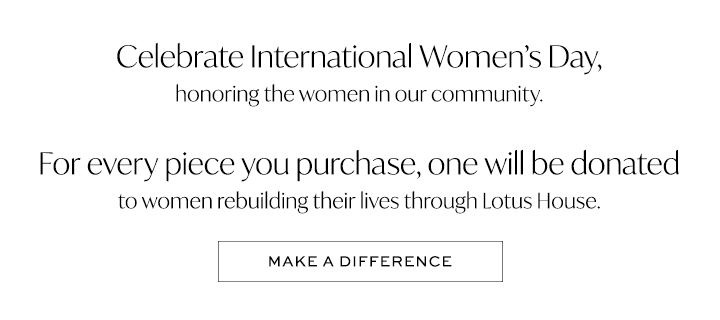 For every piece you purchase, one will be donated