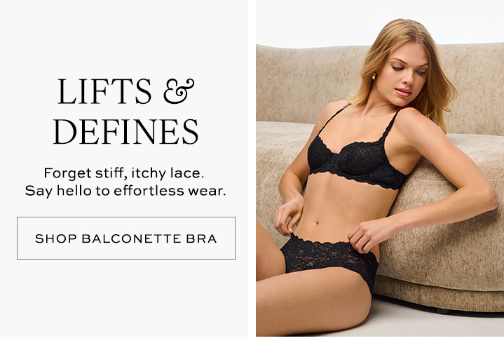 Forget Stiff, Itchy Lace - Shop Balconette Bra