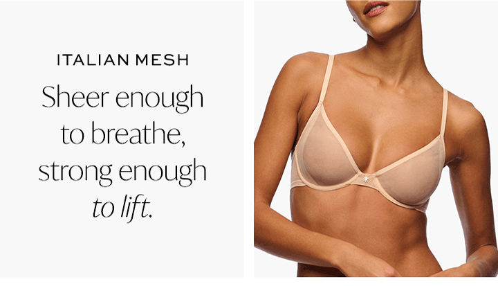 Sheer enough to breathe, strong enough to lift