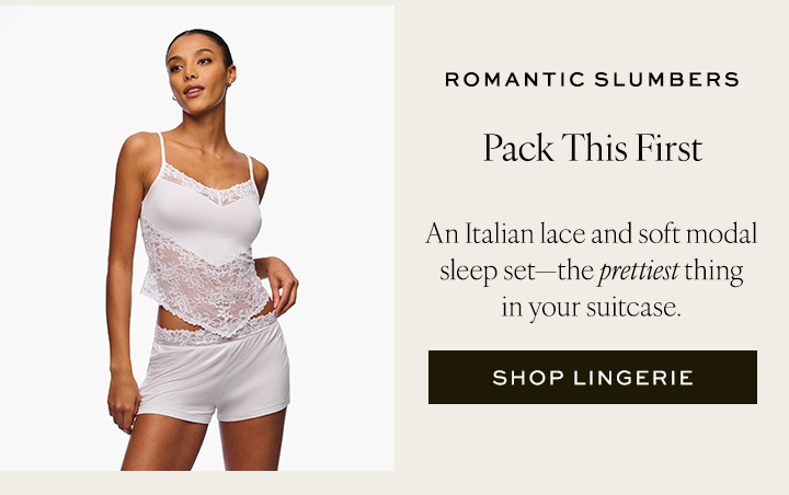 An Italian Lace and Soft modal sleep set