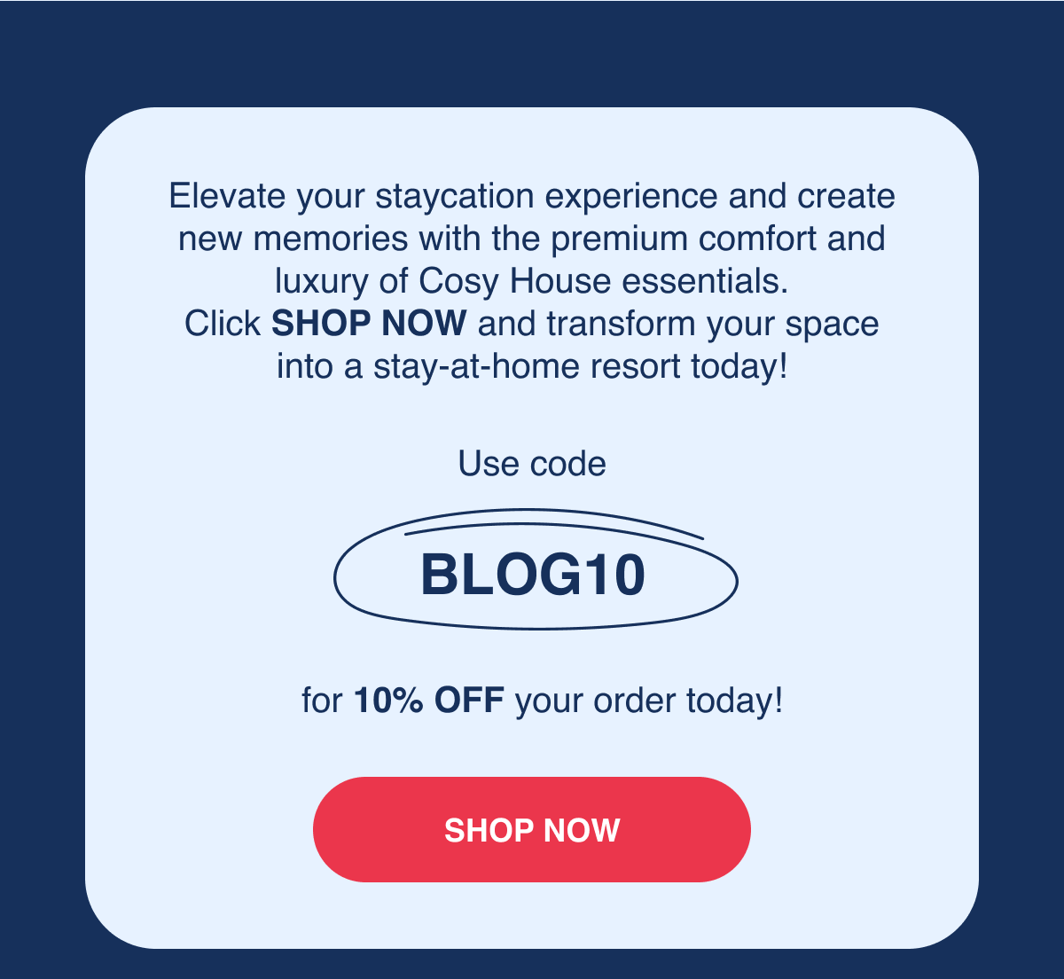 Save 10% with code BLOG10