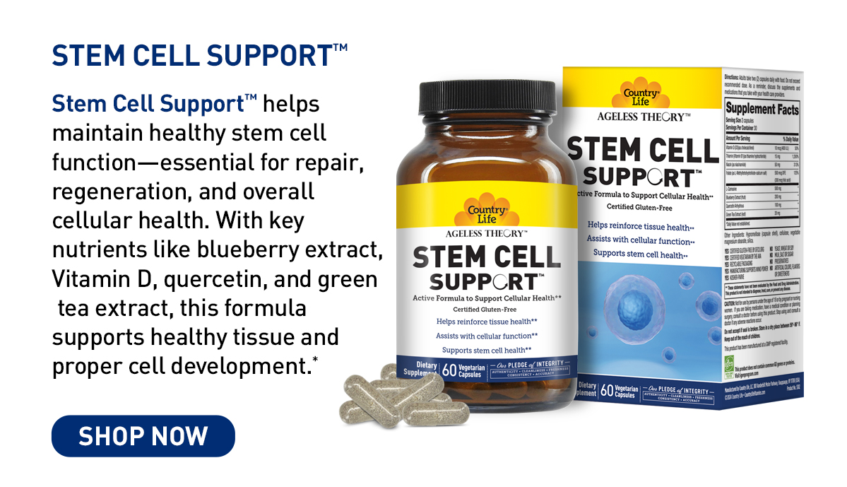 Stem cell support - shop now!  