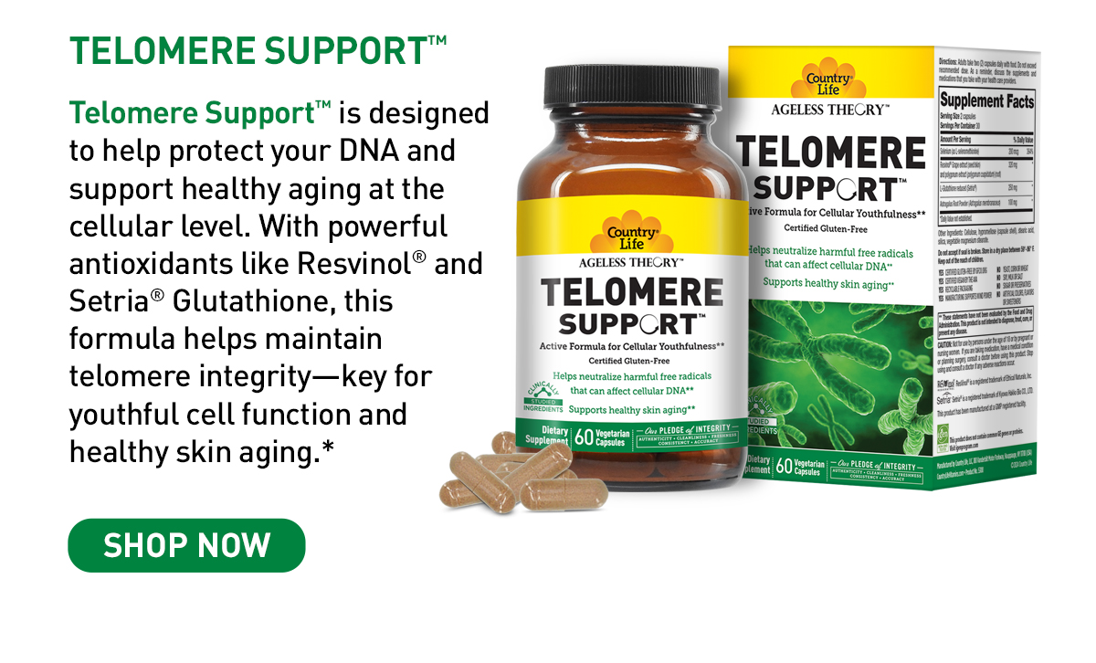 Telomere support - shop now! 