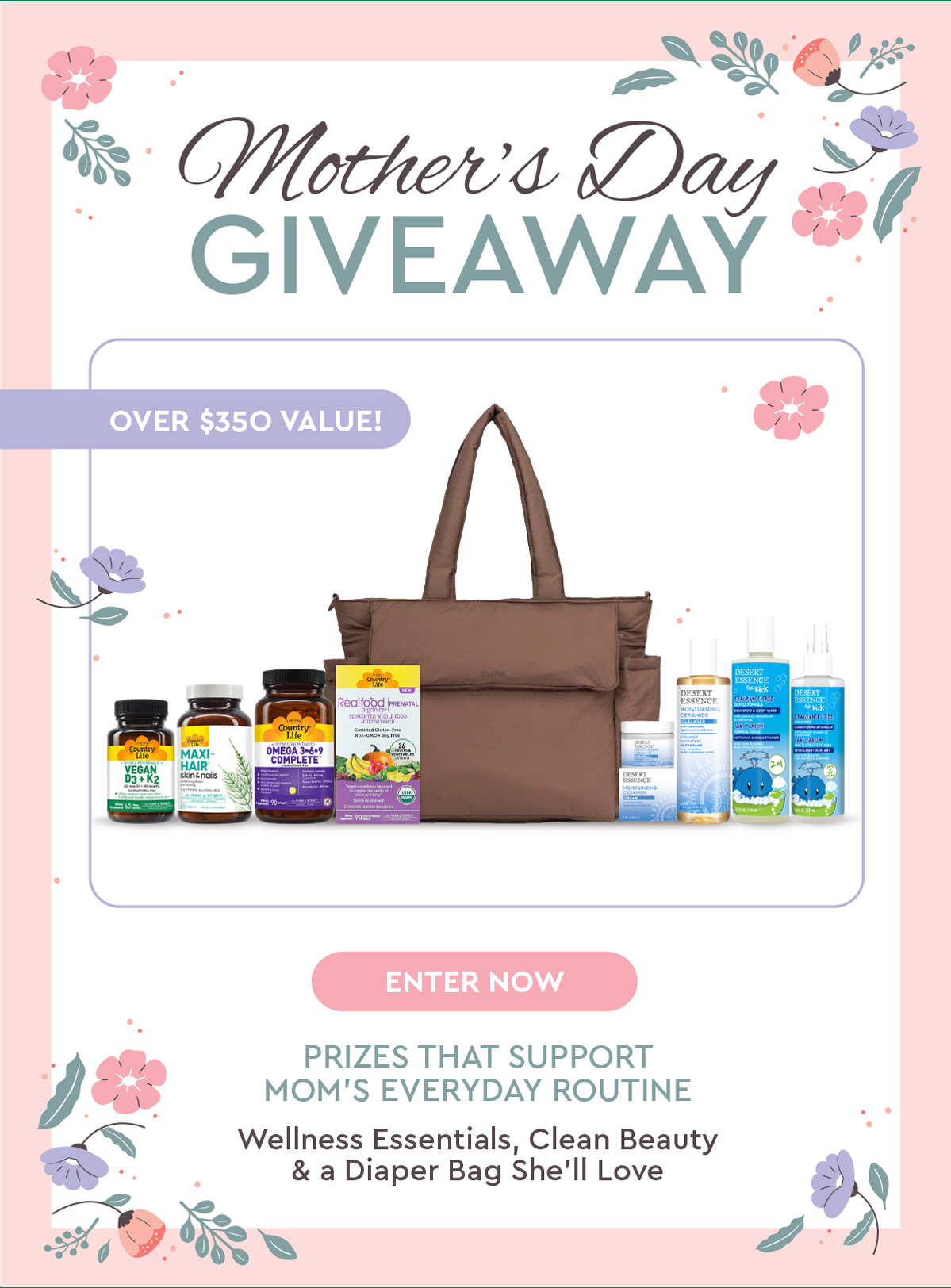 Mother's Day Giveaway - over $350 value - ENTER NOW