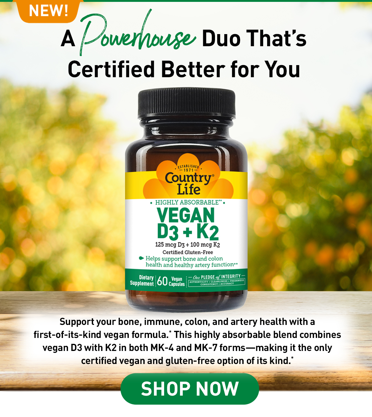 Vegan D3 + K2 - a powerhouse duo! 