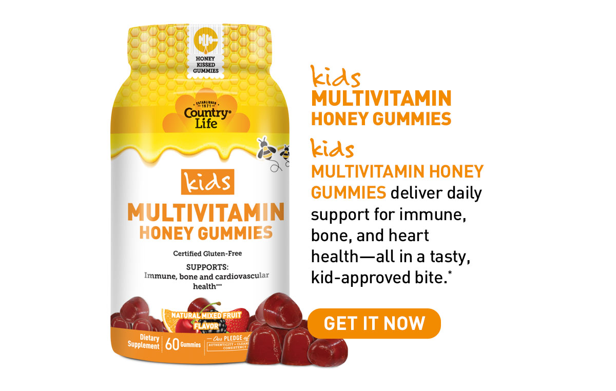 Shop kids Multivitamin honey gummies! 