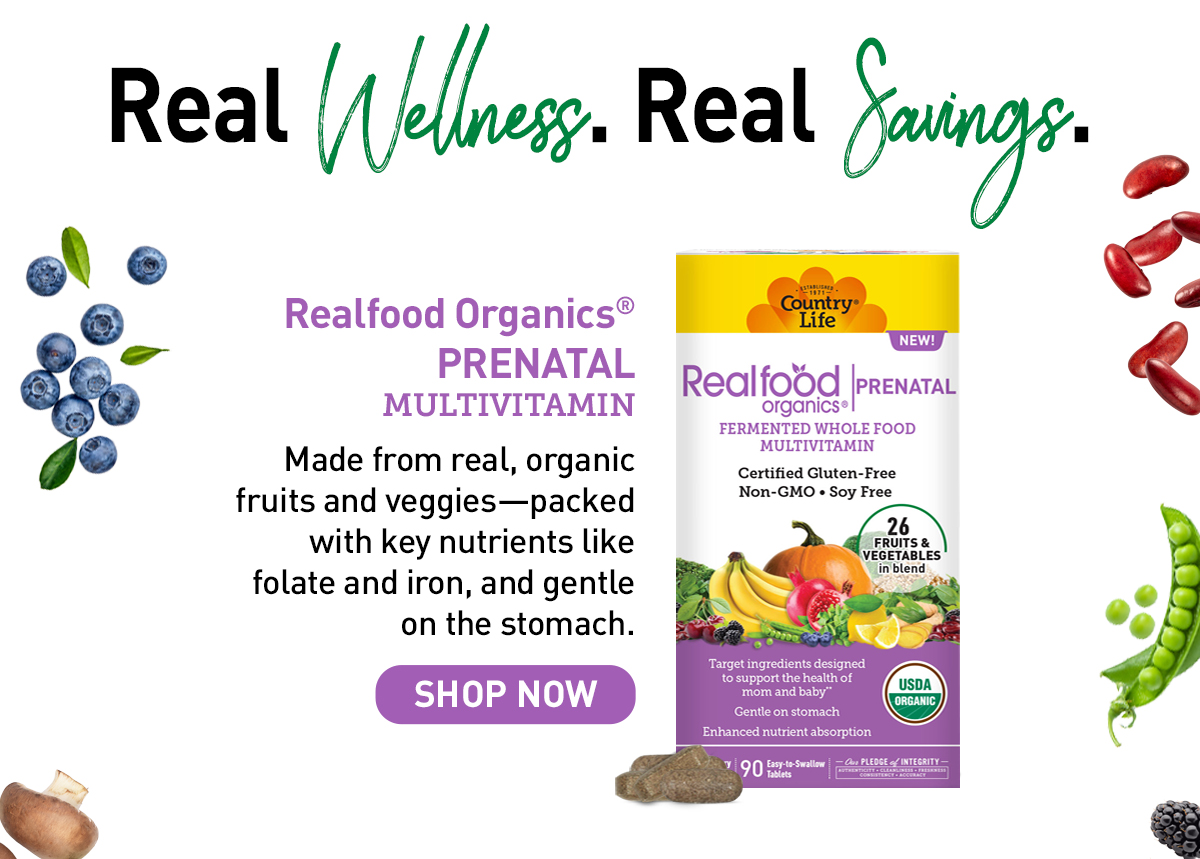 Shop Realfood Organics Prenatal Multivitamins now 