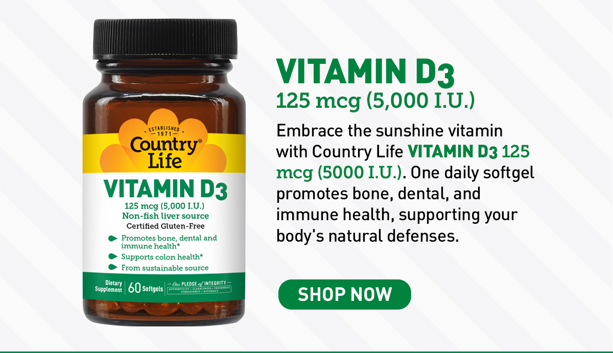 Shop Vitamin D3 now! 