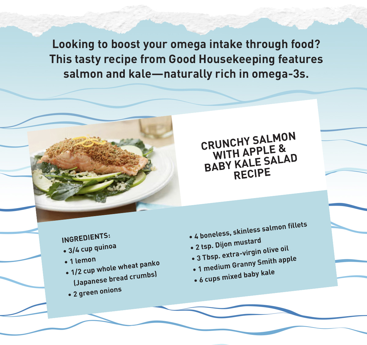 Food naturally rich in omega 3 