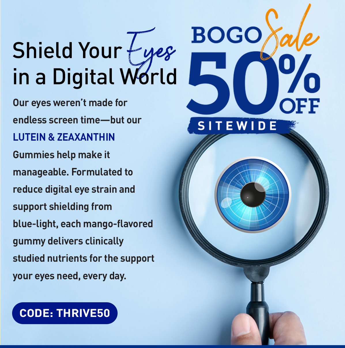 BOGO 50% OFF - Shop Lutein & Zeaxanthin Gummies